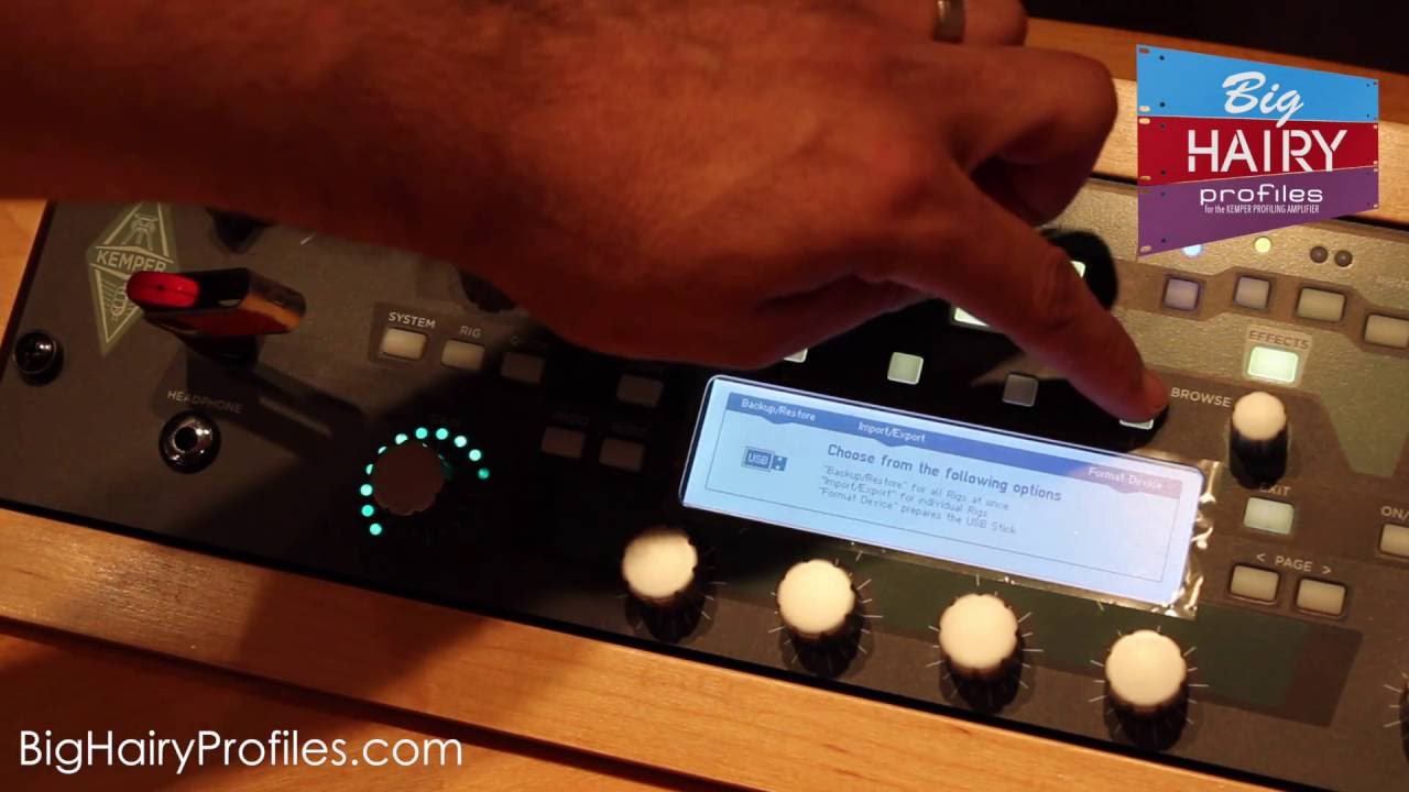 How to Load Profiles into the Kemper Profiling Amplifier