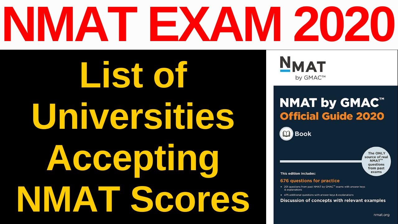 List of Universities Accepting NMAT Scores: India and Abroad | Study Abroad