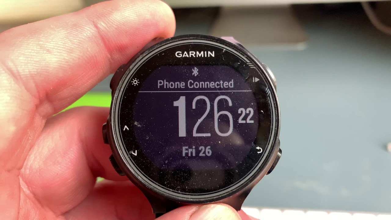 Как исправить неправильную дату и/или время на часах Garmin