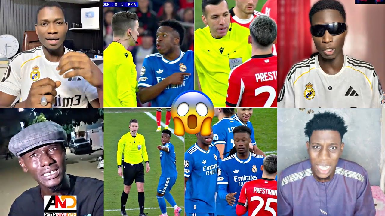 🚨😡 HONTEUX : Vinicius potentiellement victime de racisme de lapart d'un joueur de Benfica 
