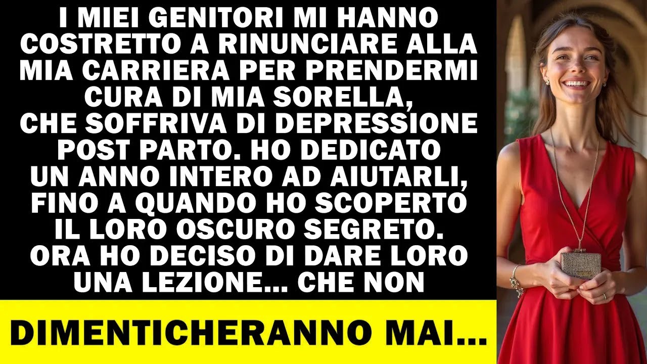 I miei genitori mi hanno costretto a lasciare la carriera per aiutare mia sorella depressa...