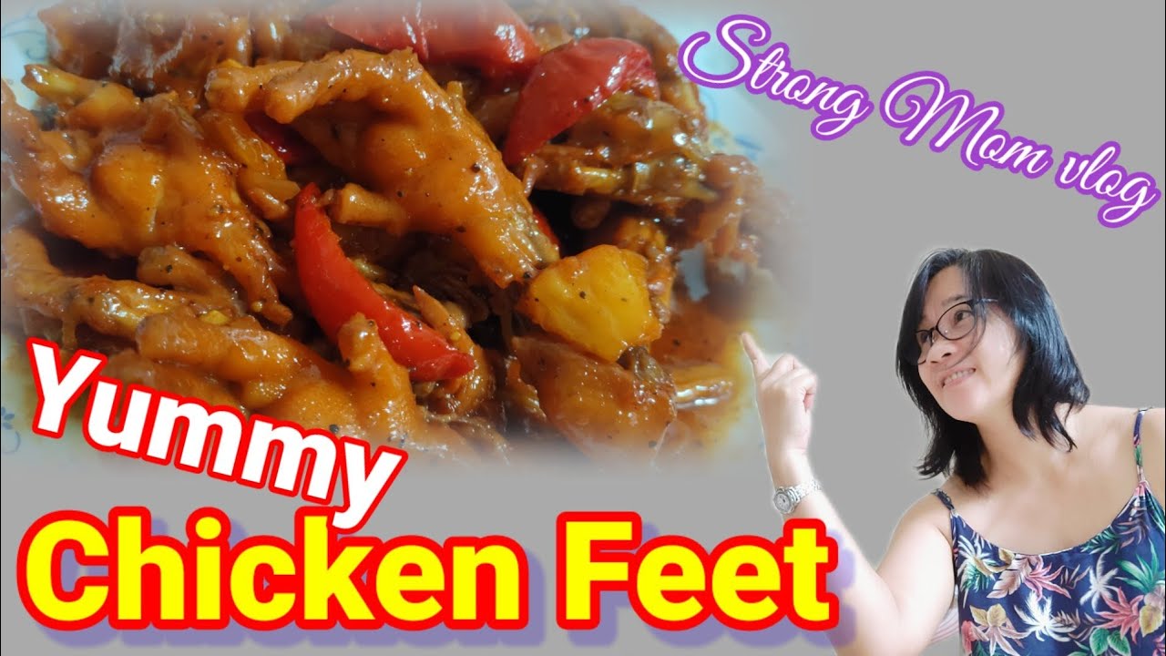 Yummy chicken feet/How to cook#Strong Mom vlog