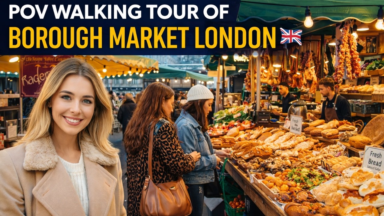 POV Walking Tour of Borough Market London 🇬🇧 | Historic Food Market (1,000 Years of History!)