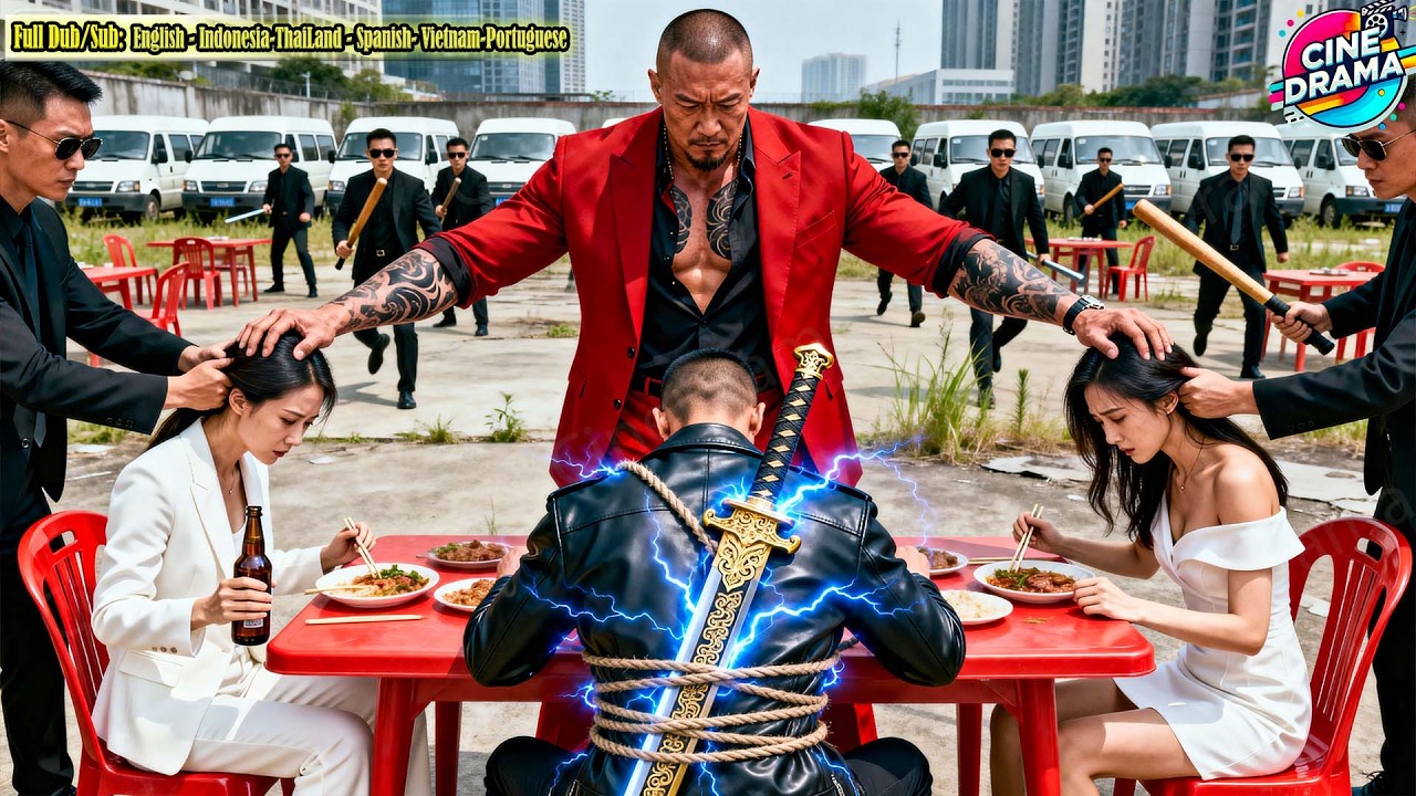 Kungfu Dragon King dines with family, thugs demand protection money, he teaches them a lesson!