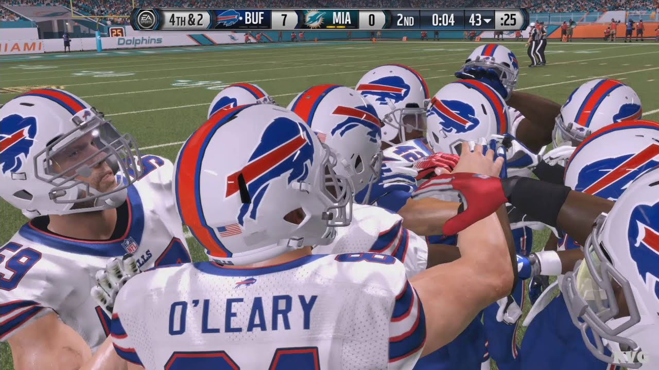 Madden NFL 16 &mdash; Buffalo Bills против Miami Dolphins: геймплей (XboxONE HD) [1080p]