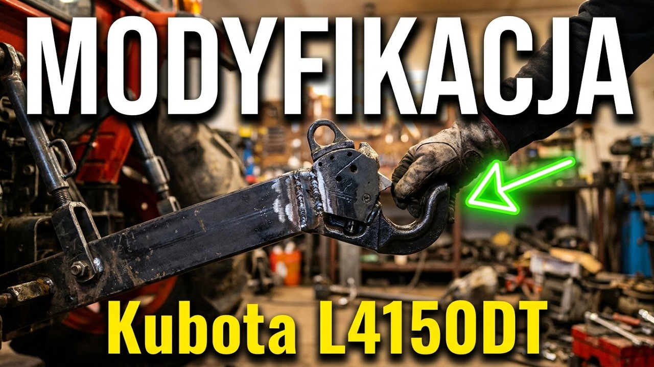 Nowe listwy z przegubami fi 22 oraz hakami 54mm dla Kubota L4150DT