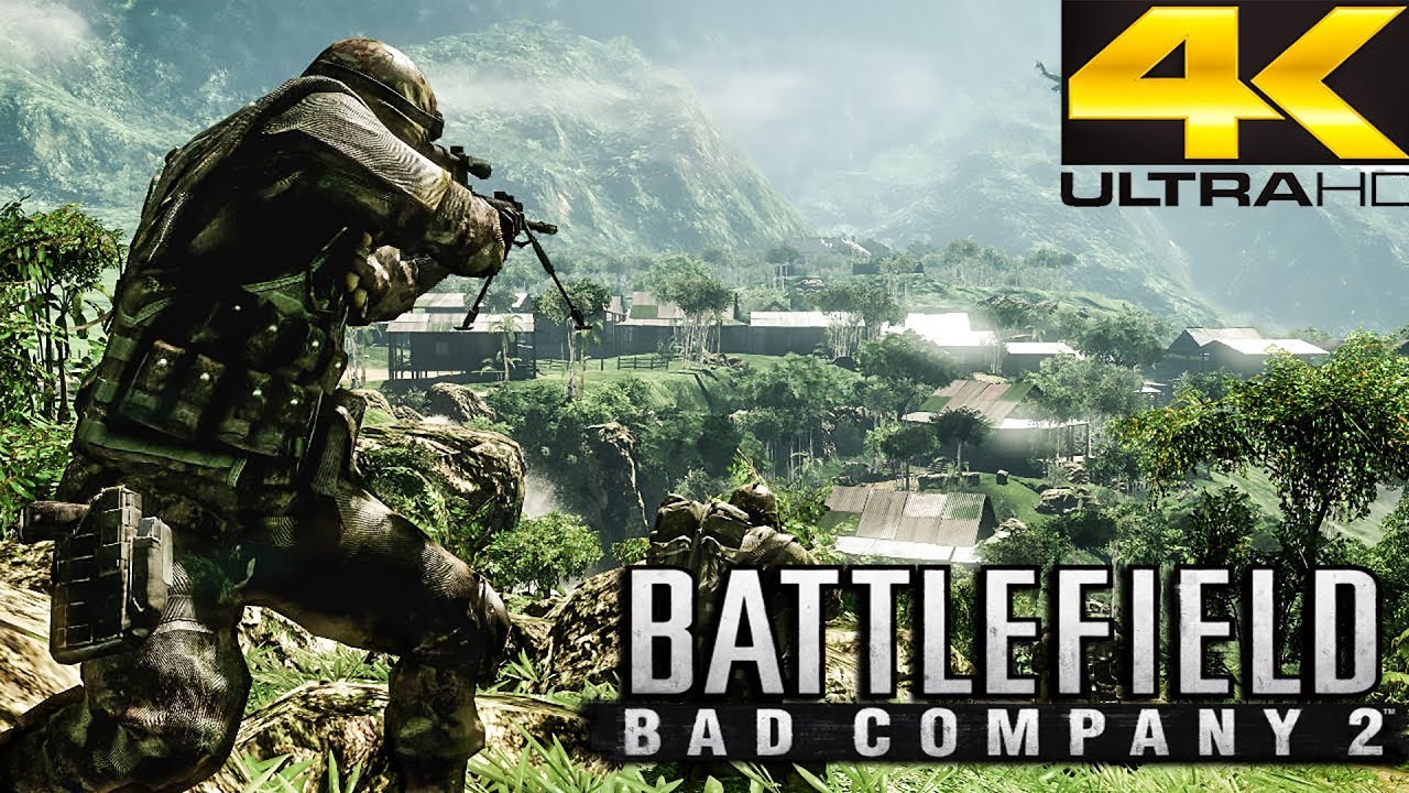 Battlefield Bad Company 2 - Rush (Valparaiso) RAW - 4K
