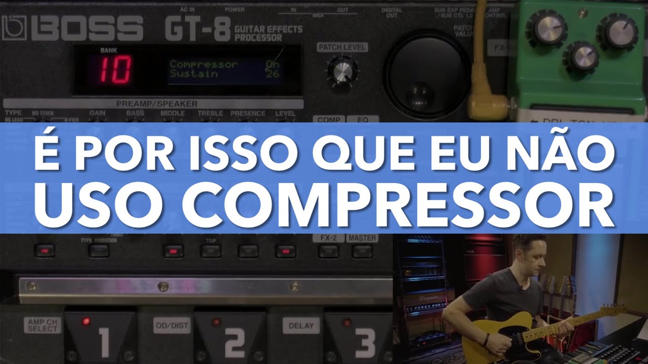 É POR ISSO QUE EU NÃO USO COMPRESSOR