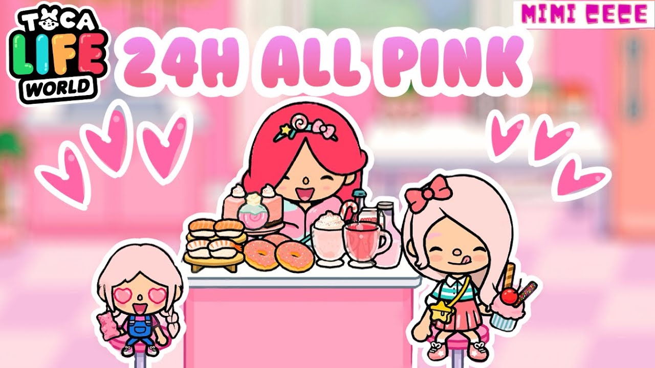 MimiCeceVlog #2 THỬ THÁCH 24H TOÀN MÀU HỒNG 🎀 | A DAY FULL OF PINK COLOR CHALLENGE