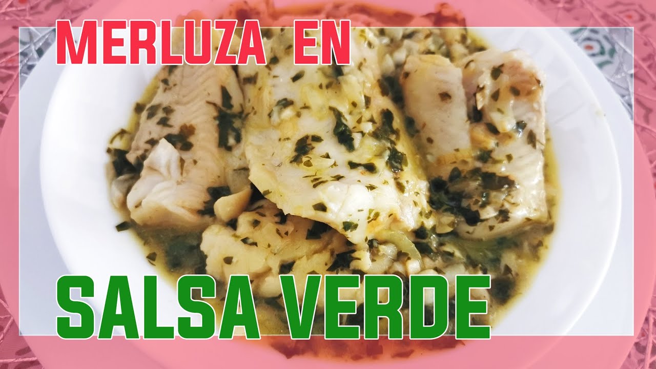 💚Merluza CONGELADA en salsa VERDE💚