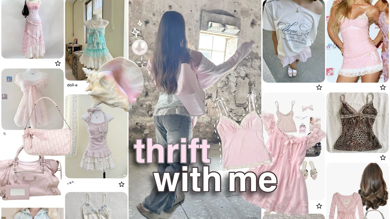 THRIFTING MY DREAM SUMMER CLOTHES🌸 pinterest inspired, y2k, shoujo girl