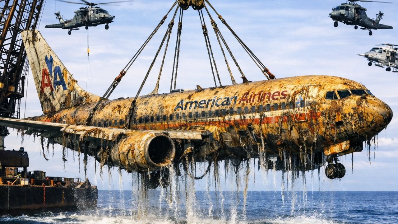 Forgotten American Airlines Jet Found Rusted in the Ocean 🌊 | Mind-Blowing Full Restoration ASMR