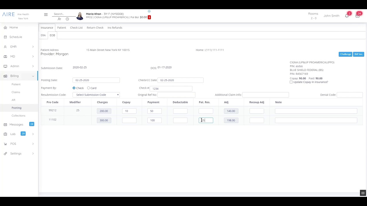 Create Secondary Claim