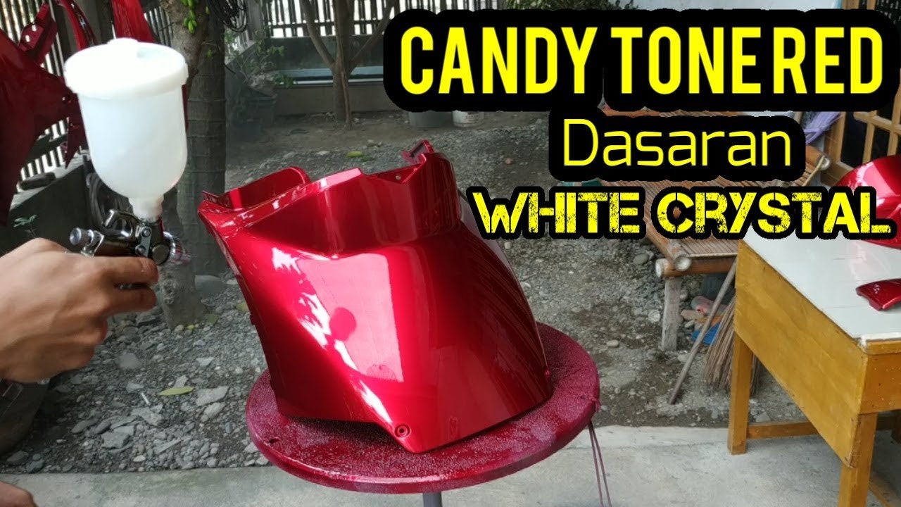 Cat CANDY TONE RED dasaran (SILVER CRYSTAL)