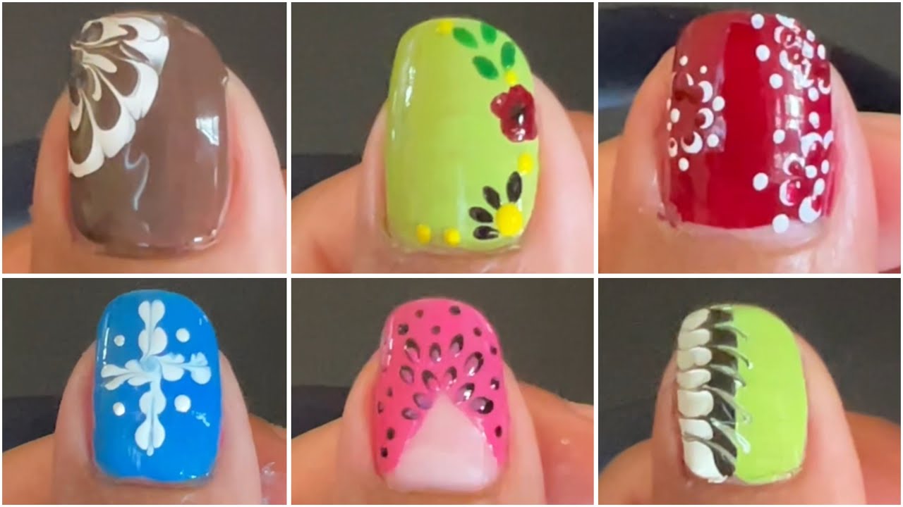 ✨ DIY Nail Art with Household Items 🧷 || Beginners Friendly & Aesthetic Designs 