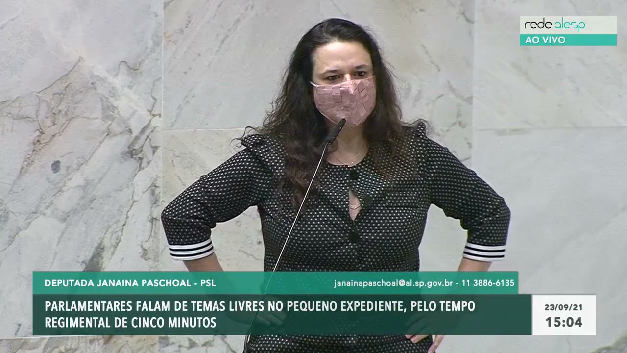 Dep. Janaina Paschoal pede que cidade de São Pedro veja quem é o Governador Doria e Rodrigo Garcia