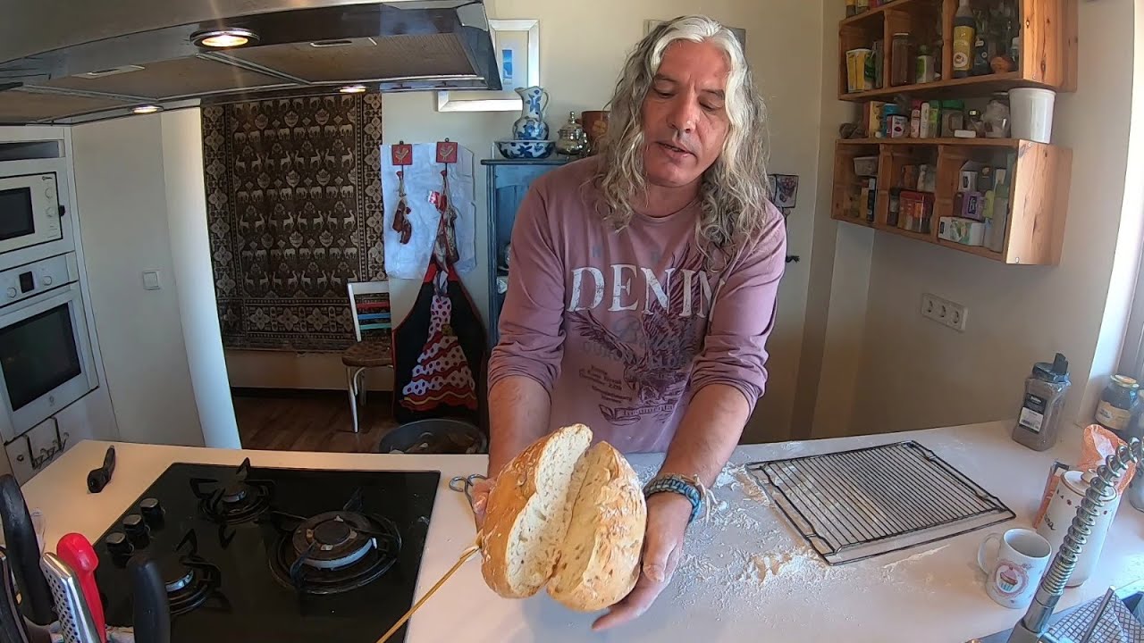 Receta pan de an&iacute;s facil y sin amasar