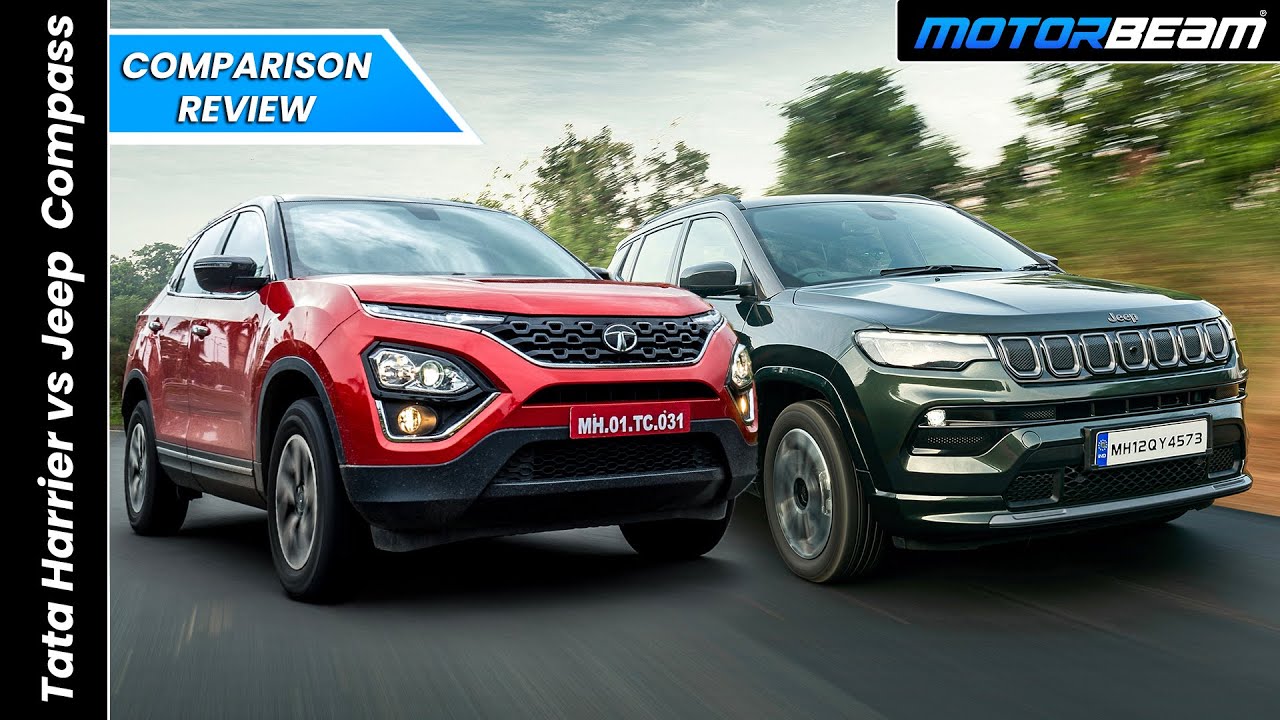 Tata Harrier vs Jeep Compass Comparison Review - Kaunsi Kharide? | MotorBeam हिंदी