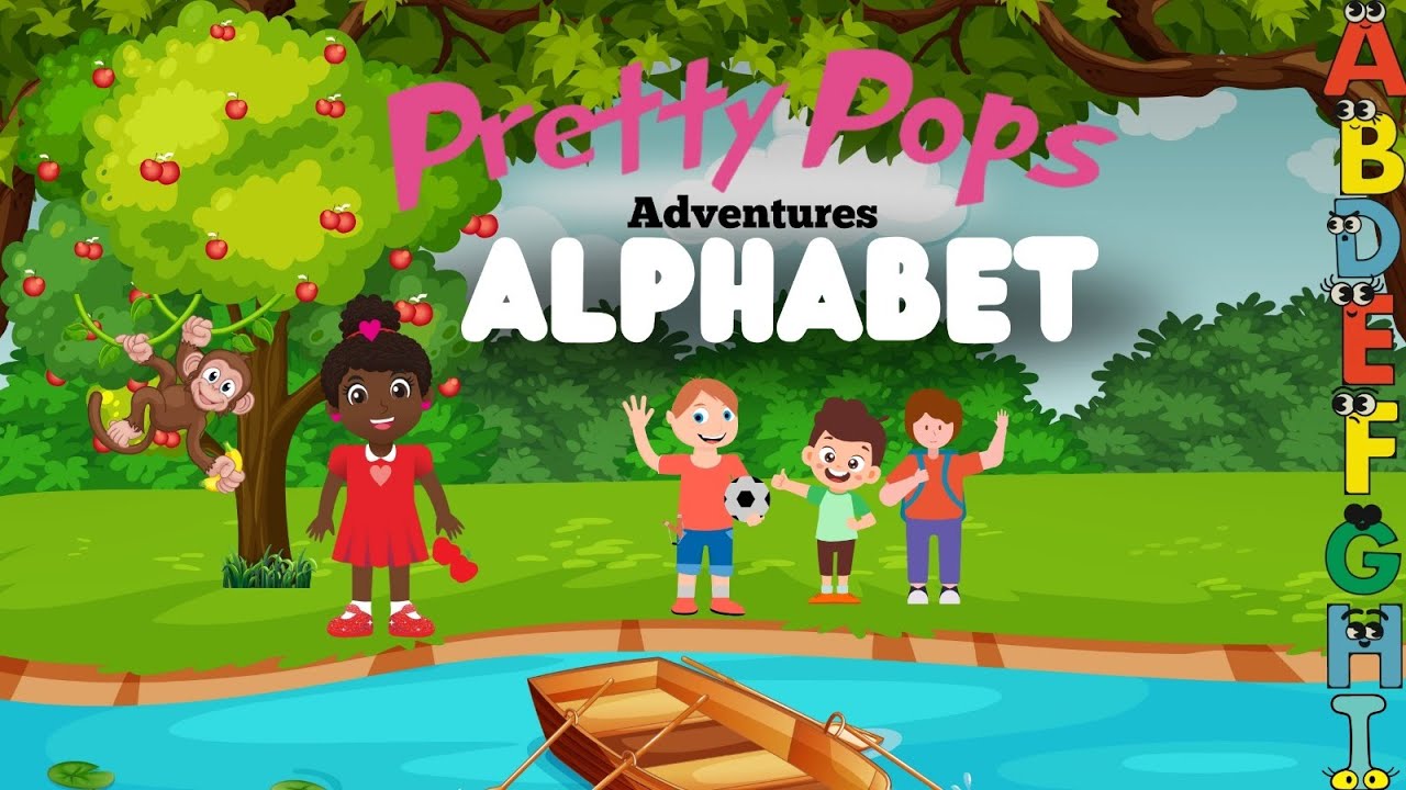 ABC SONG | PRETTY POPS ABC Songs for Children | Letters A-H | Fun and Educational Videos for Kids
