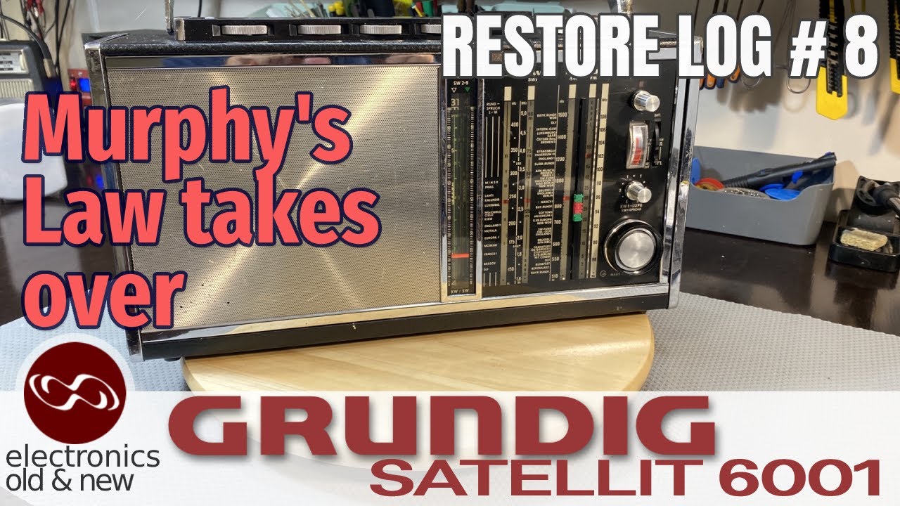 Murphy's Law takes over this project. Grundig Satellit 6001 restoration pt 8