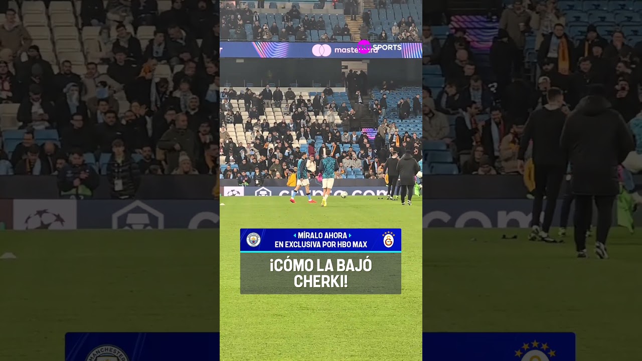 ¡MAGIA DE RAYAN CHERKI EN EL CALENTAMIENTO DE MANCHESTER CITY! 