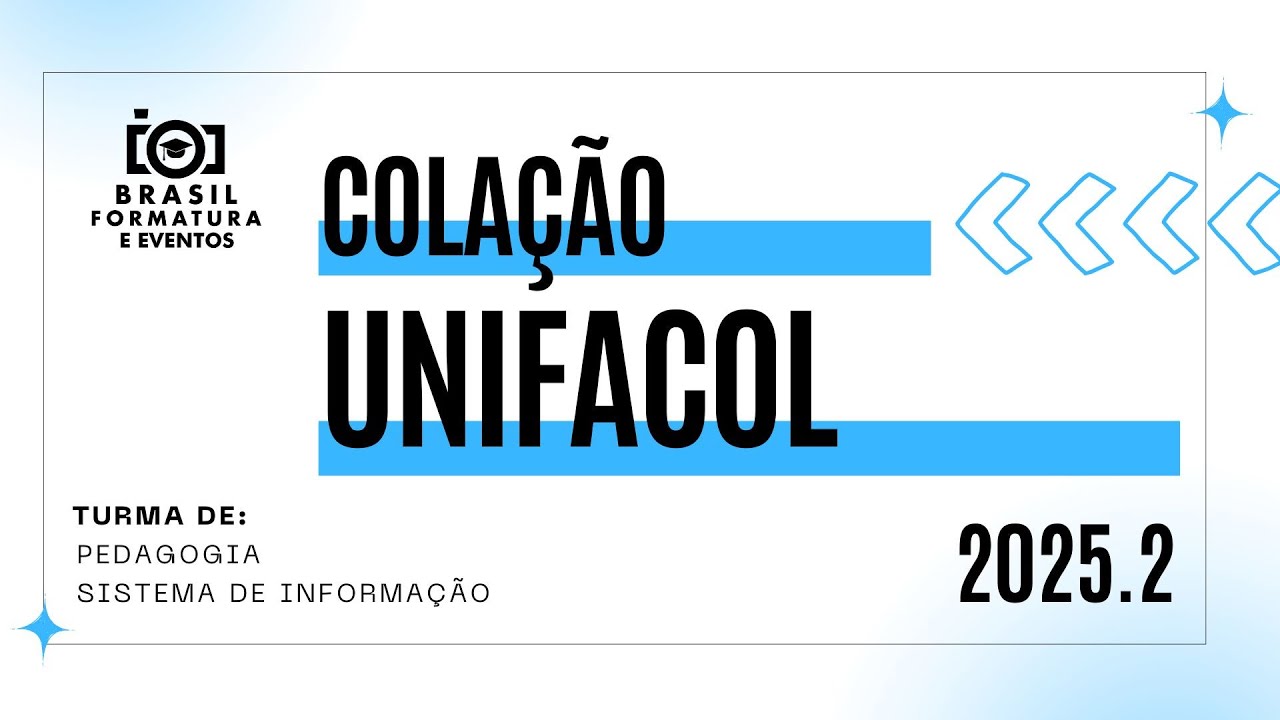 COLAÇÃO DE GRAU UNIFACOL - PEDAGOGIA E SISTEMAS DE INFORMAÇÃO  - 13/01/26.
