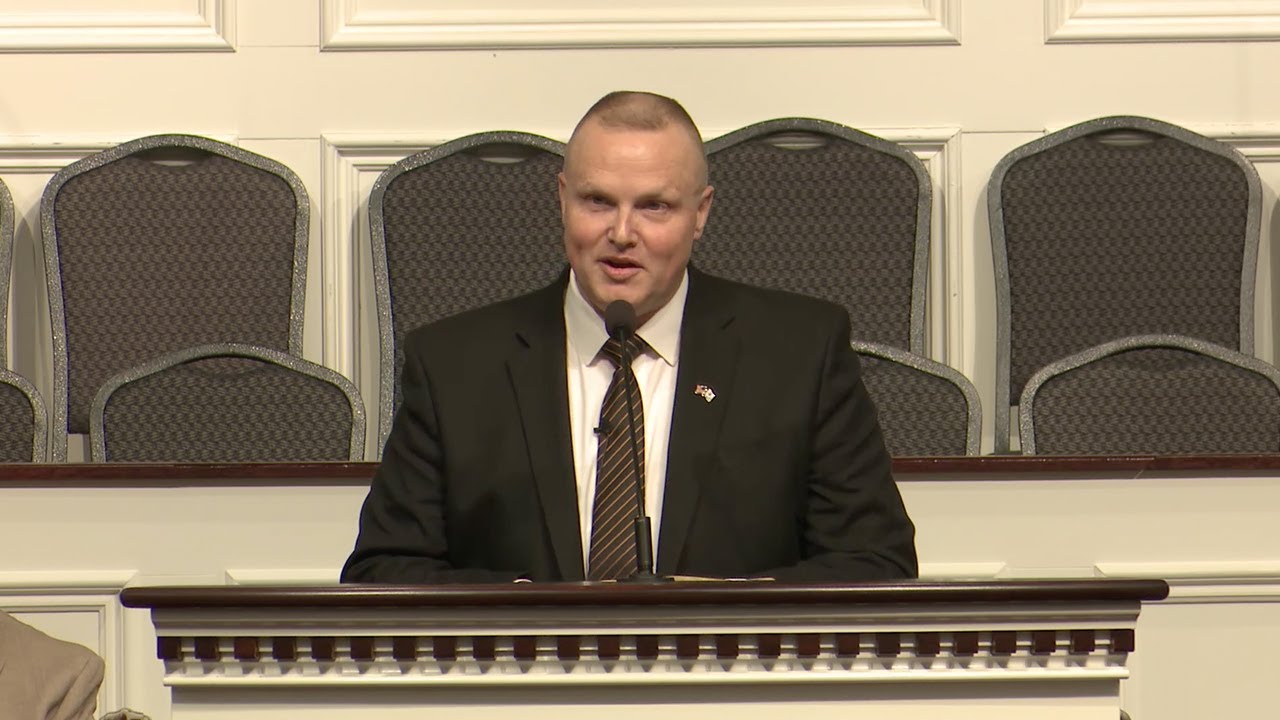 Bro. Ricky Gravley preaching 