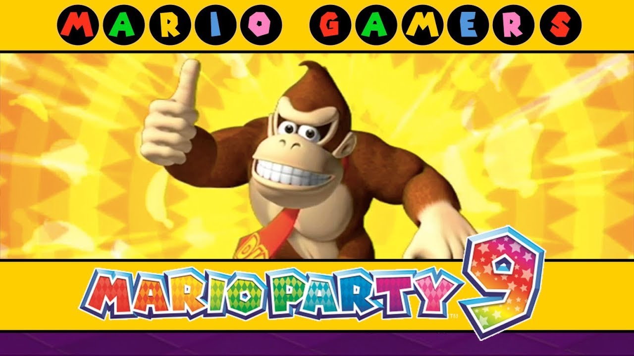 Mario Party 9 - DK's Jungle Ruins - Peach vs Daisy vs Toad | MarioGamers