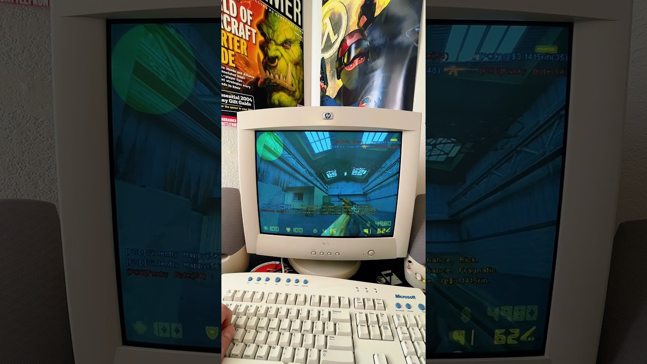 CS 1.5 Nuke gameplay on my old school PC #counterstrike #cs2 #retropc #pcsetup