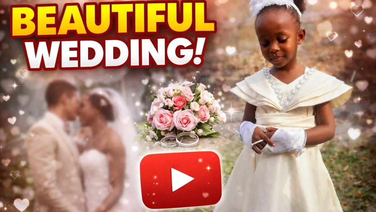Petra as a flower girl  in a most beautiful wedding👰