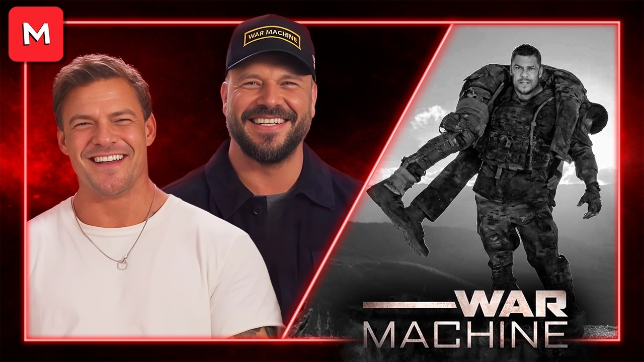 Alan Ritchson & Patrick Hughes on 'War Machine's Predator Vibes, Brutal Training, 'The Raid' Remake