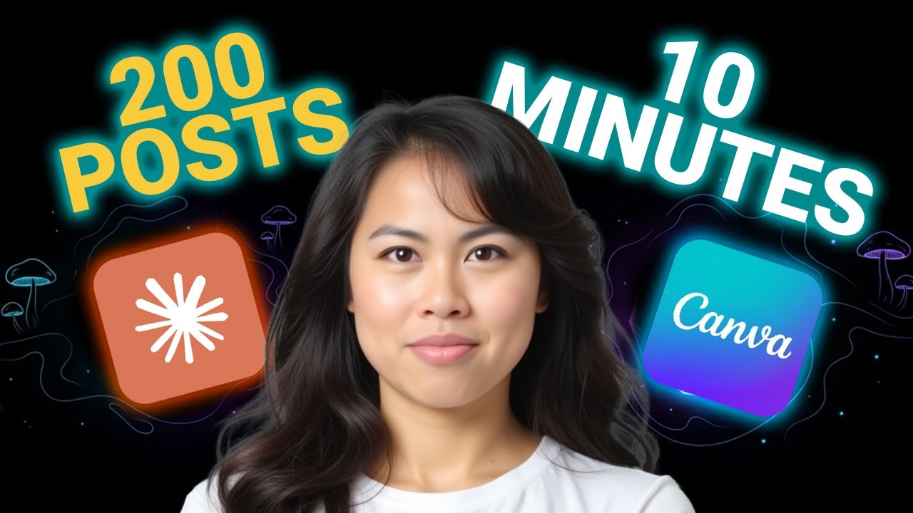 Claude + Canva: 200 постов за 10 минут!