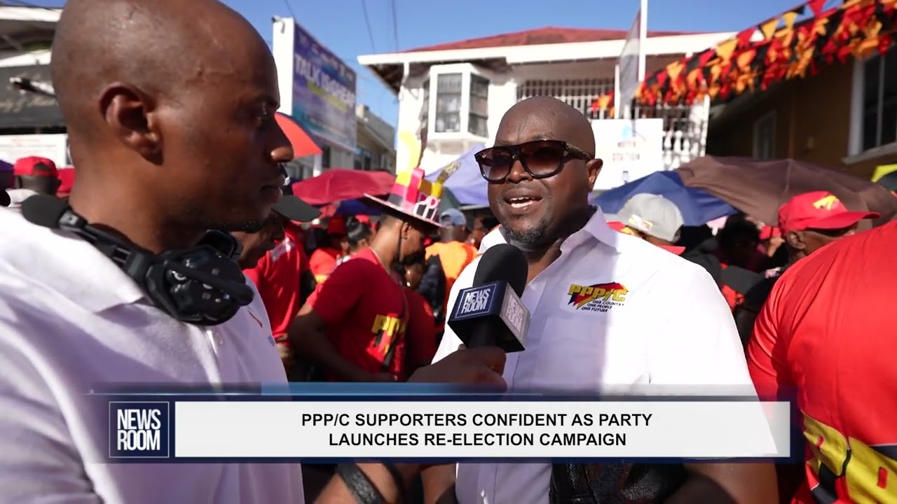 PPP/C SUPPORTERS CONFIDENT AS PARTY LAUNCHES RE-ELECTION CAMPAIGN