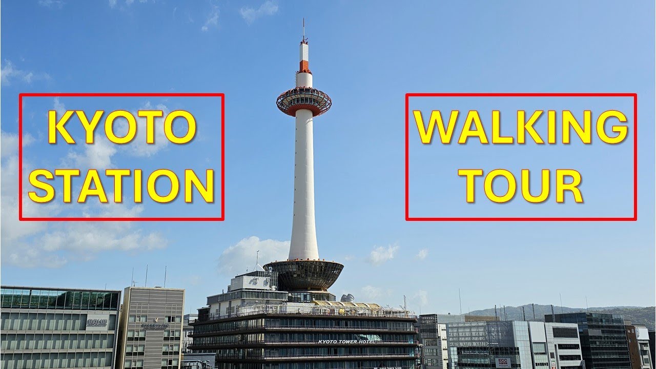 Kyoto Station (Japan) Walking Tour | How To Navigate Between JR Central Gate And Hachijo Street?