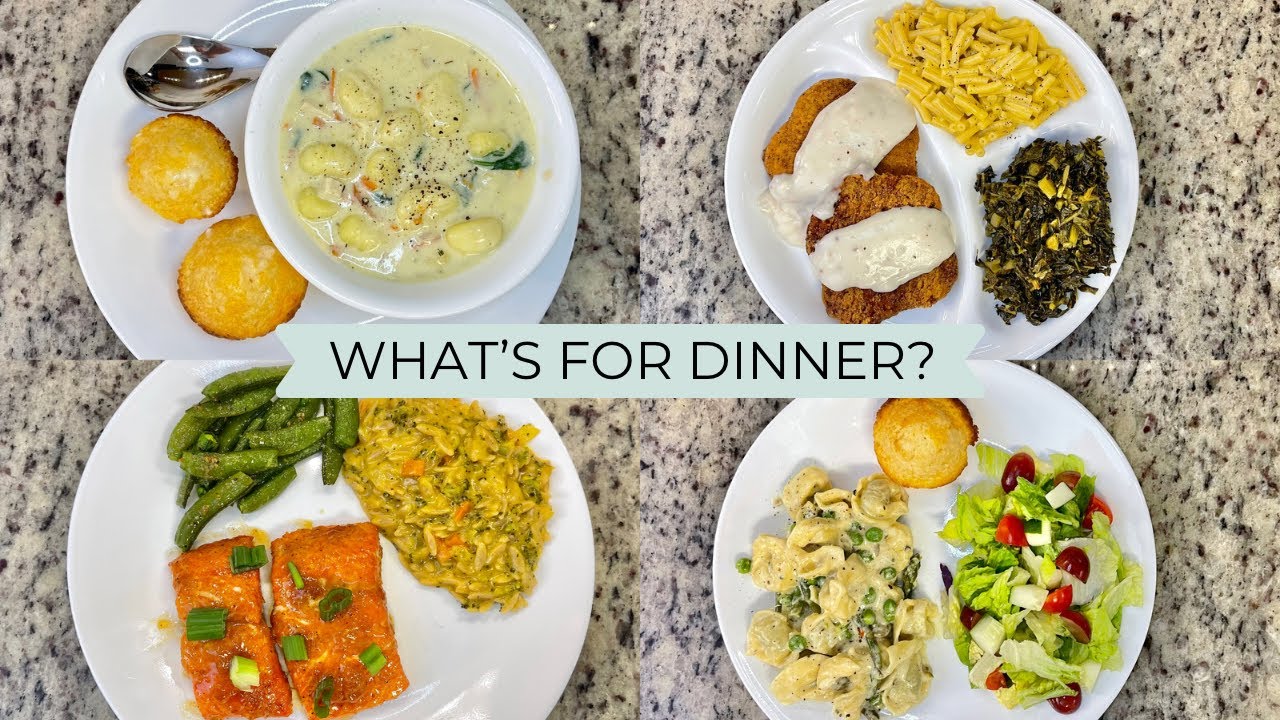 WHAT’S FOR DINNER? | EASY & BUDGET FRIENDLY | REALISTIC WEEKNIGHT MEALS | DINNER INSPIRATION