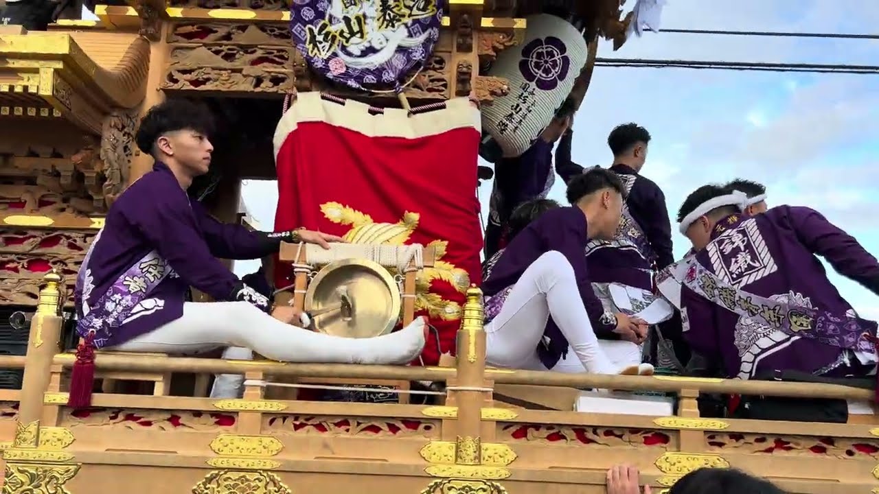 2025.10.11錦織神社だんじり祭り 錦織 芝町会〜宮入
