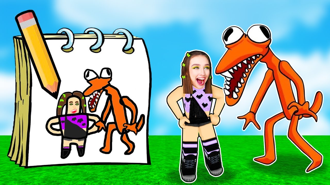 ВСЁ ЧТО я НАРИСУЮ СТАНОВИТСЯ РЕАЛЬНЫМ в ROBLOX ! 😱 Doodle Transform Роблокс