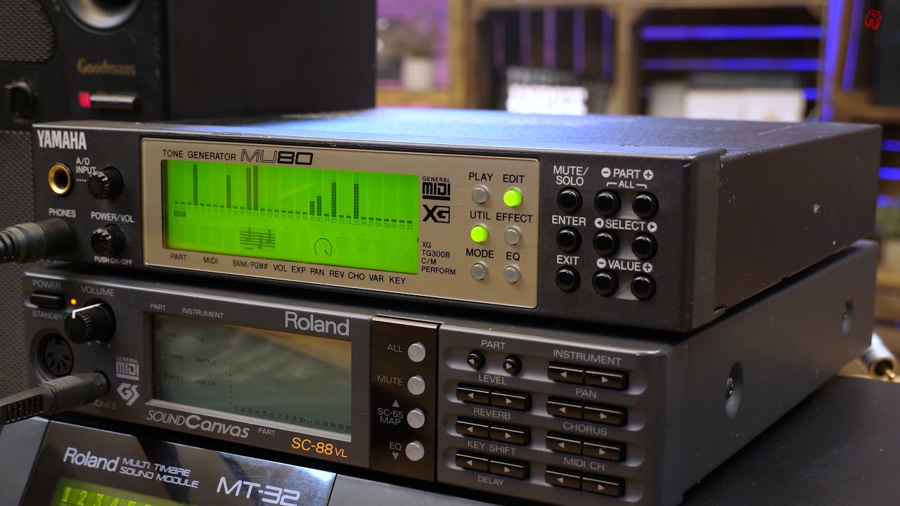 Yamaha MU80 (1994) Demo Song - This is one funky MIDI device