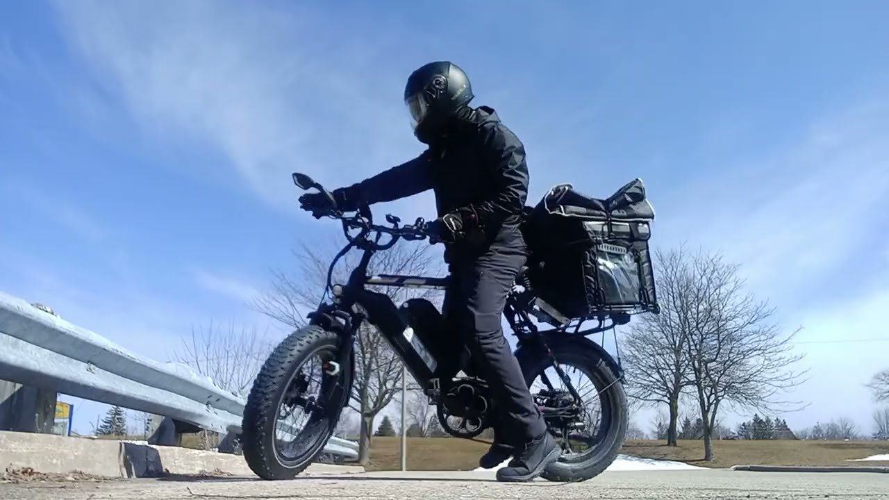 Custom Rize Blade Delivery ebike
