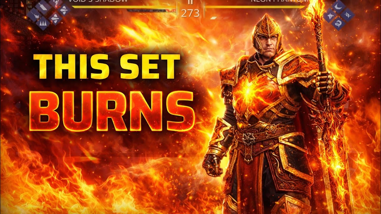 Win easily with Hand of magmarion set 🔥 | Hand of magmarion vs Neon Phantom || Shadow Fight 3 