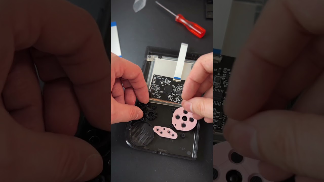 Game Boy DMG ips screen mod
