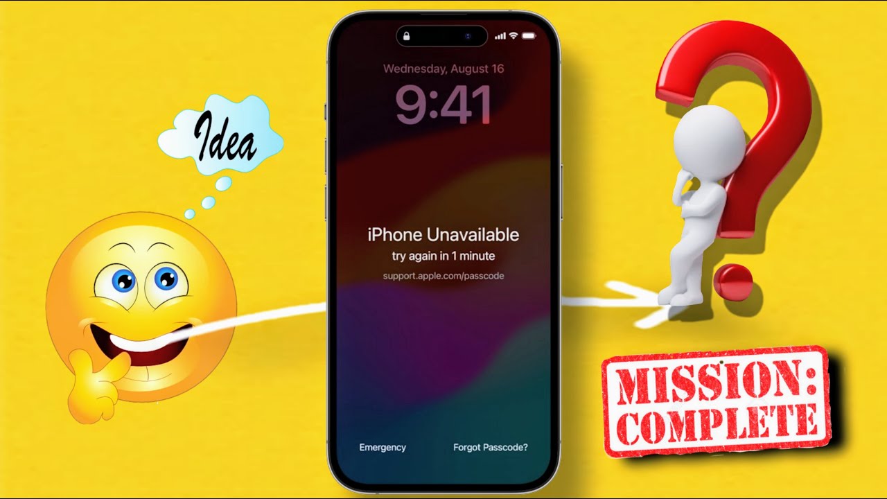 iPhone 12 - 13 - 14 - 15 Pro Max Unavailable Fix | Passcode