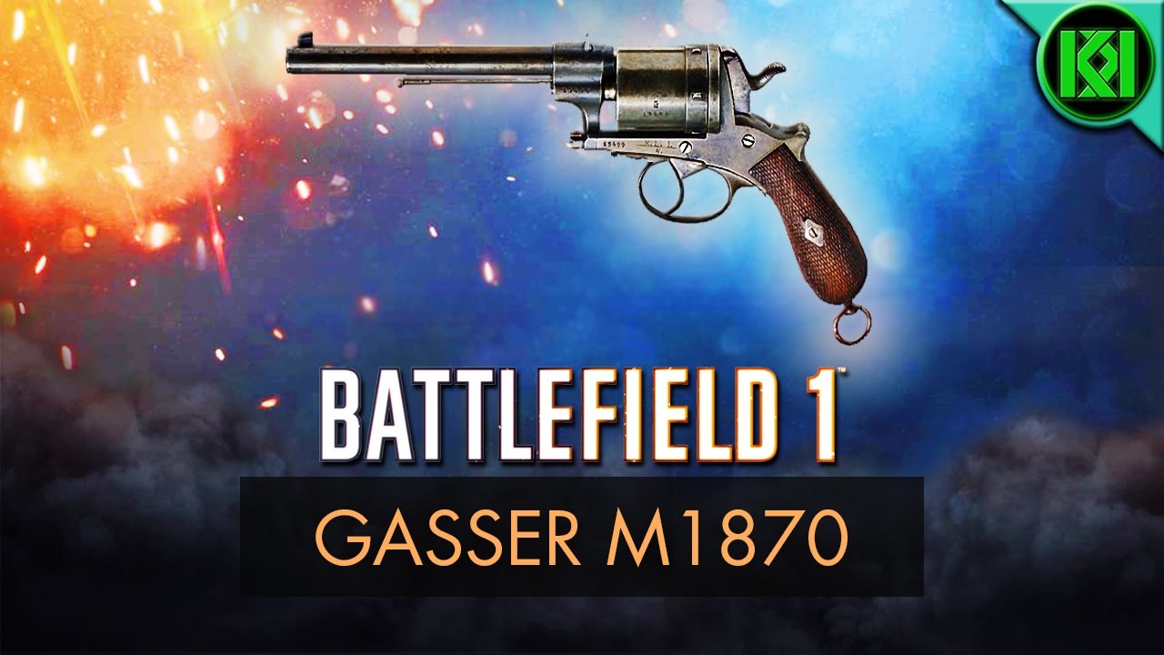Battlefield 1: Gasser M1870 Review (Weapon Guide) | BF1 Weapons + Guns | Gasser Revolver Gameplay
