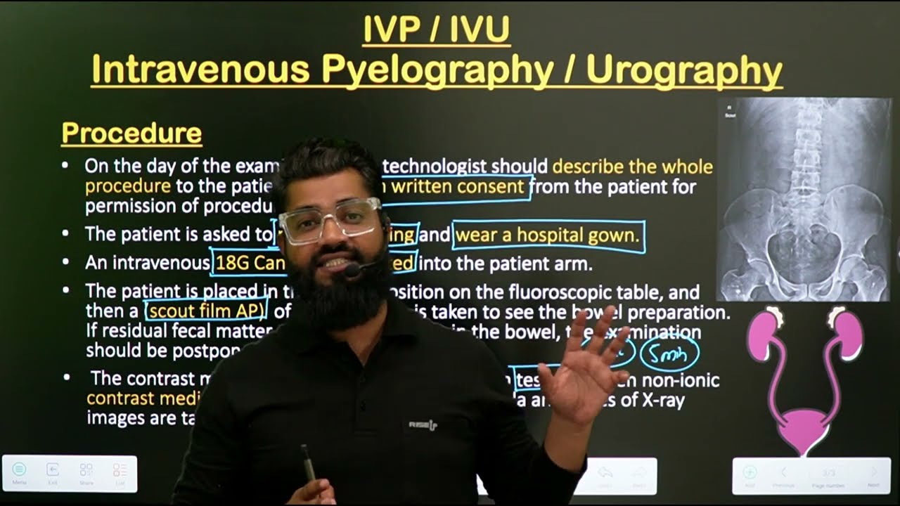 IVP || IVU || Intravenous Pyelography Procedure || Part-2 || Patient Prepration & Procedure ||