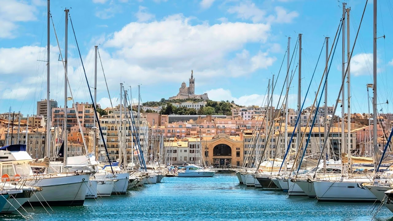 Marseille 4K Walking Tour | Explore The Historic Charm of France