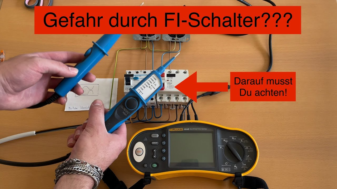 Gefahr durch FI-Schalter – Darauf musst Du achten