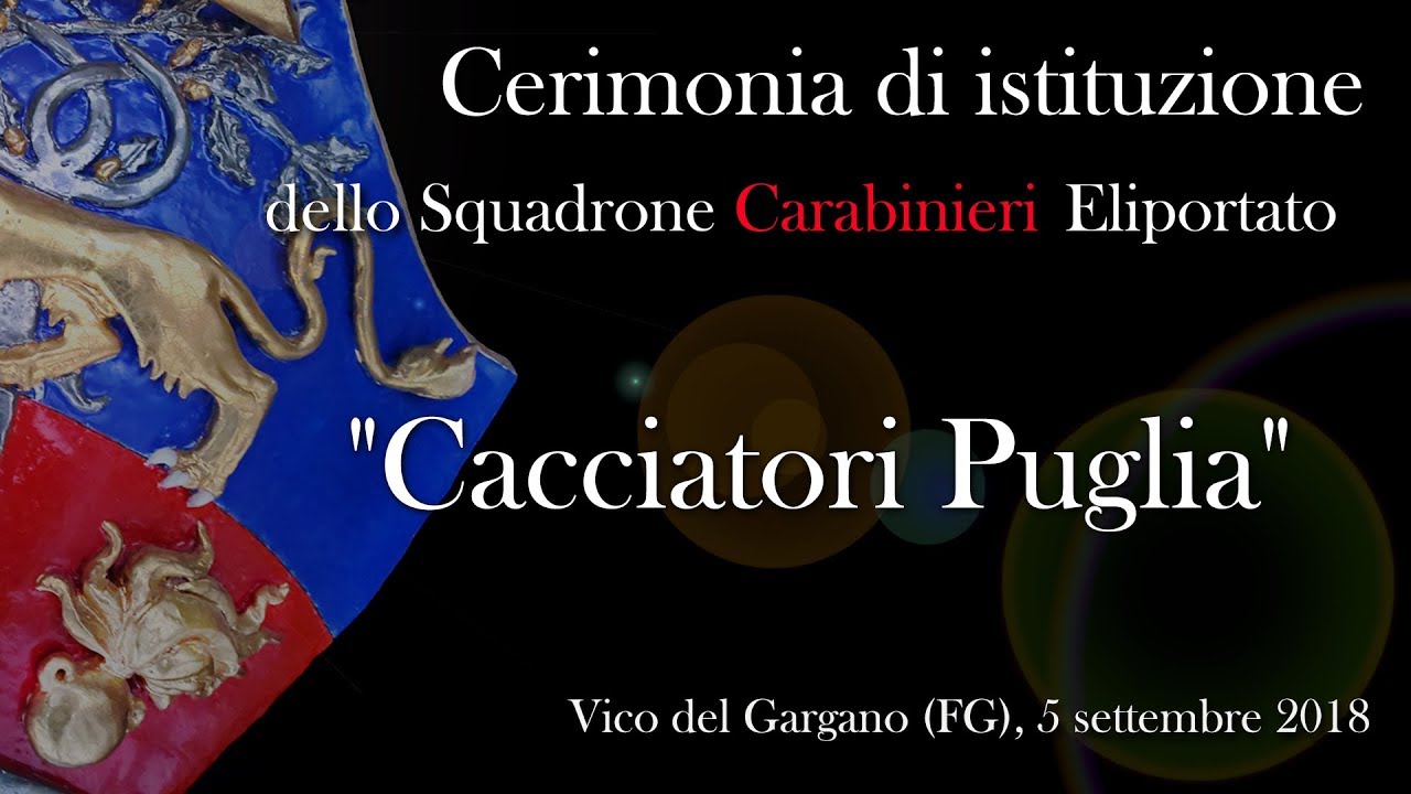 Cerimonia di Istituzione dello Squadrone Carabinieri Eliportato 