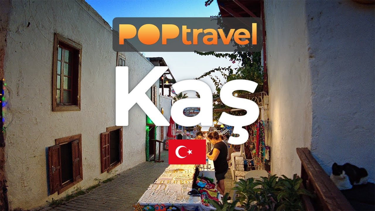 Walking in KAS, Turkey 🇹🇷 - Sunset Tour - 4K 60fps (UHD)