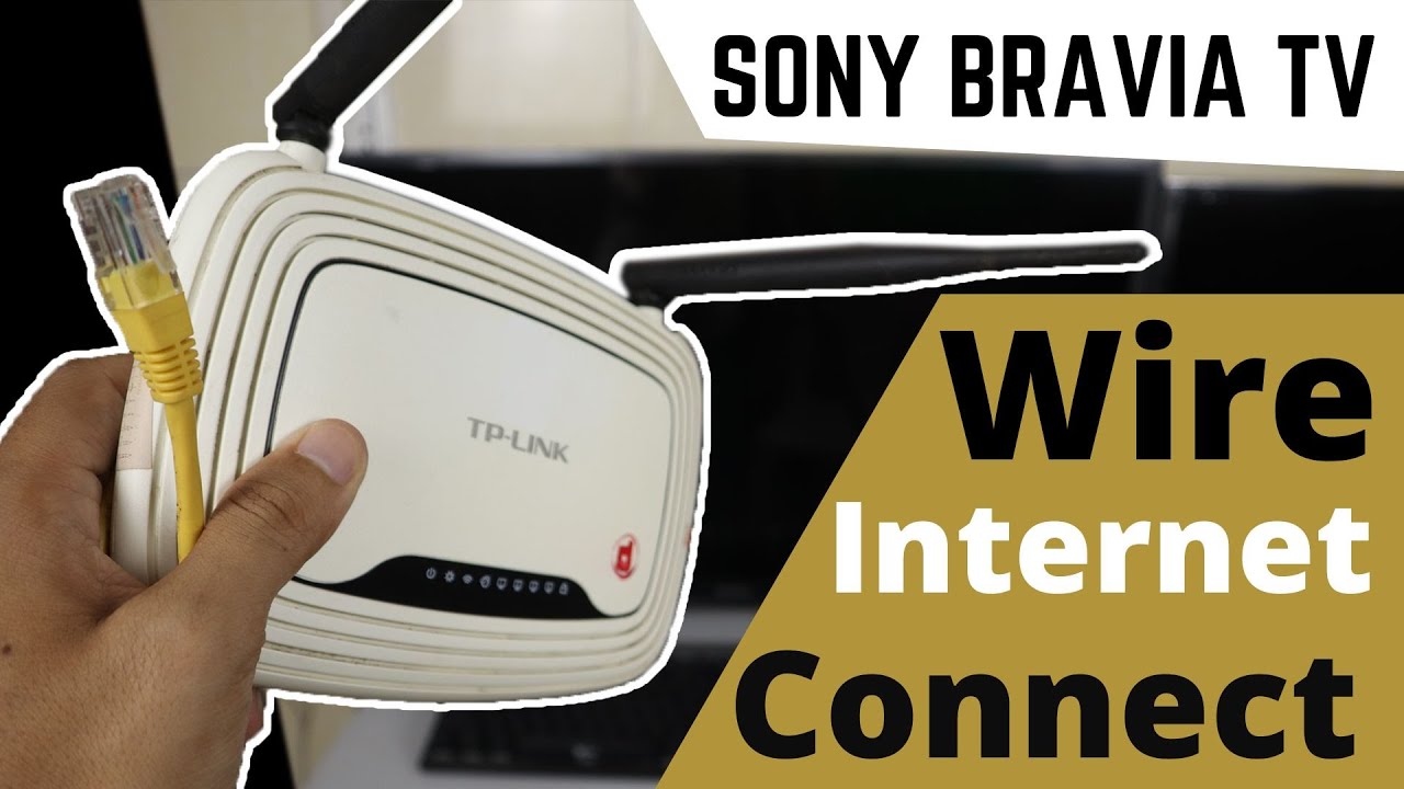 Как подключить телевизор SONY BRAVIA к проводной интернет-сети