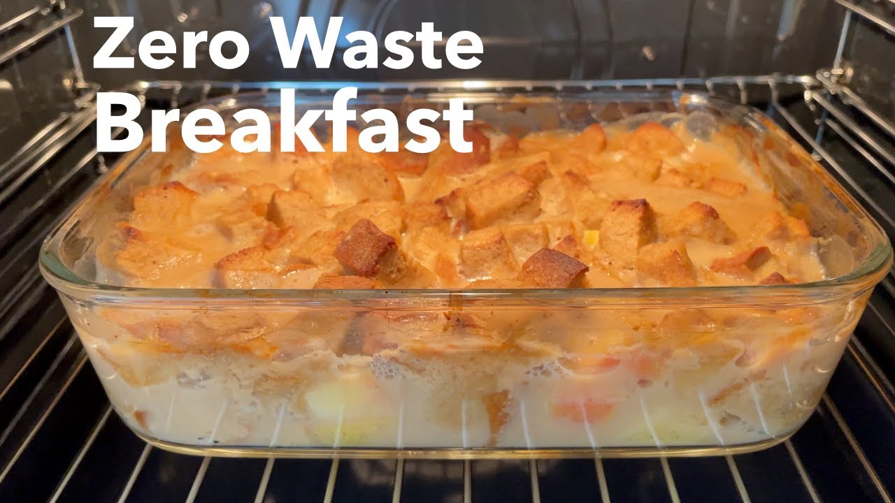Turn stale bread into a next level breakfast! Easy + healthy + low budget + zero waste